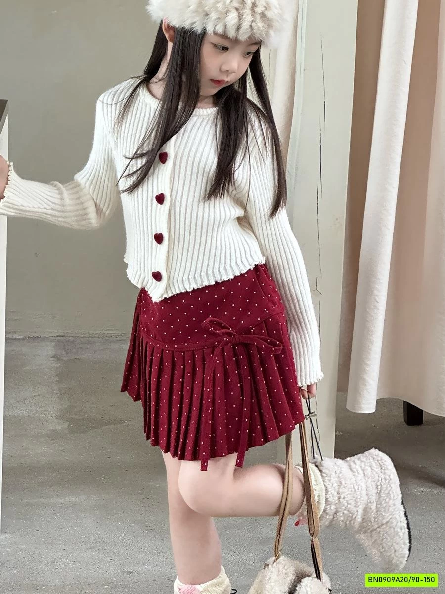 SÉT CROPTOP MIX CV ĐỎ