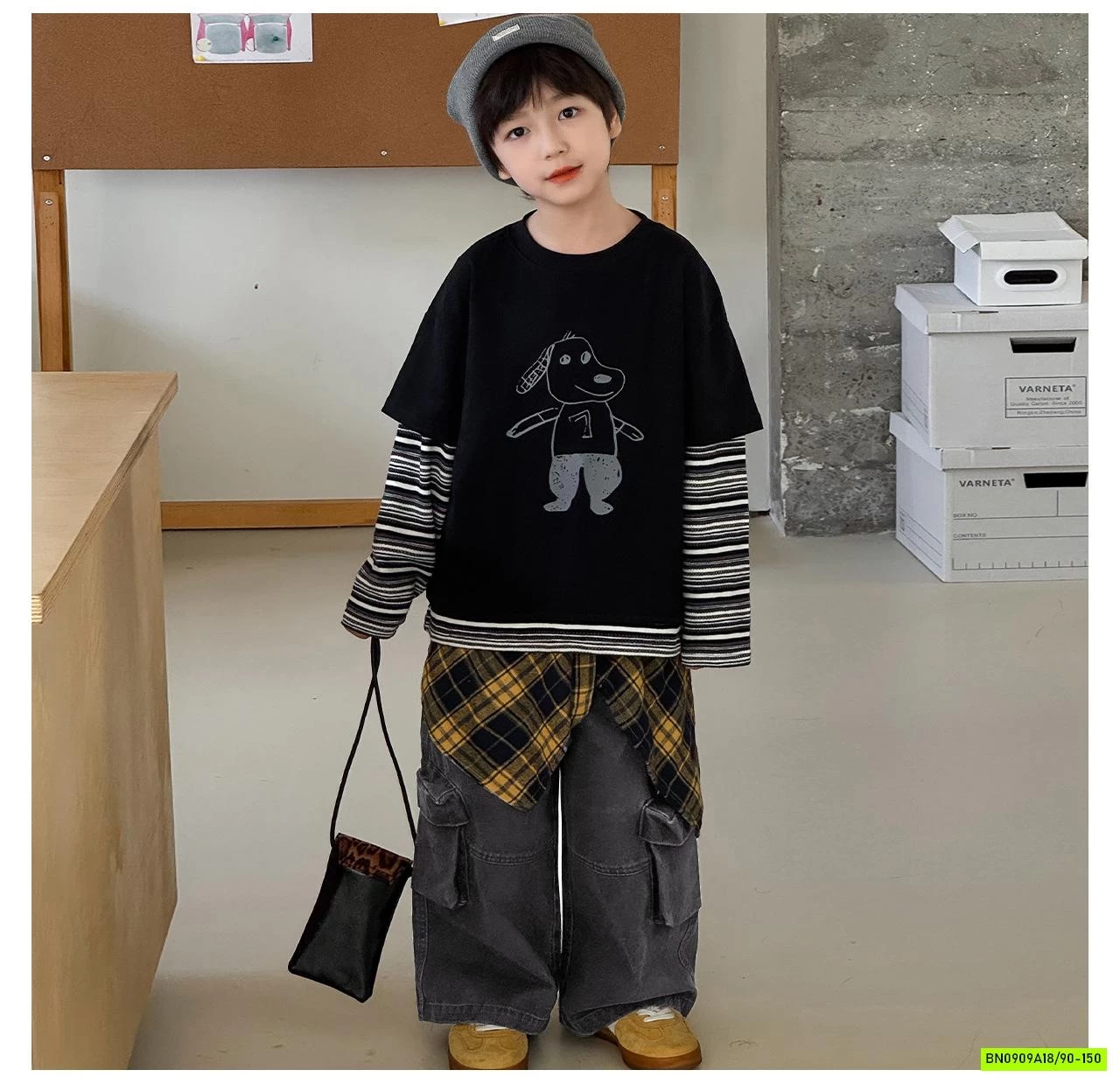 QUẦN JEANS RÊU TÚI HỘP AOAOKIDS