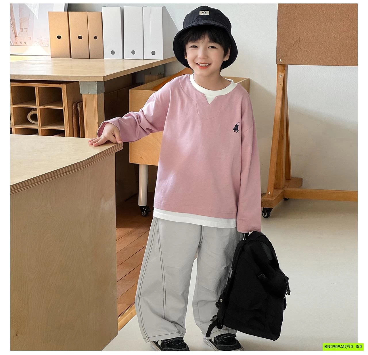 BAGGY GÂN CHÉO CHỈ NỔI AOAOKIDS