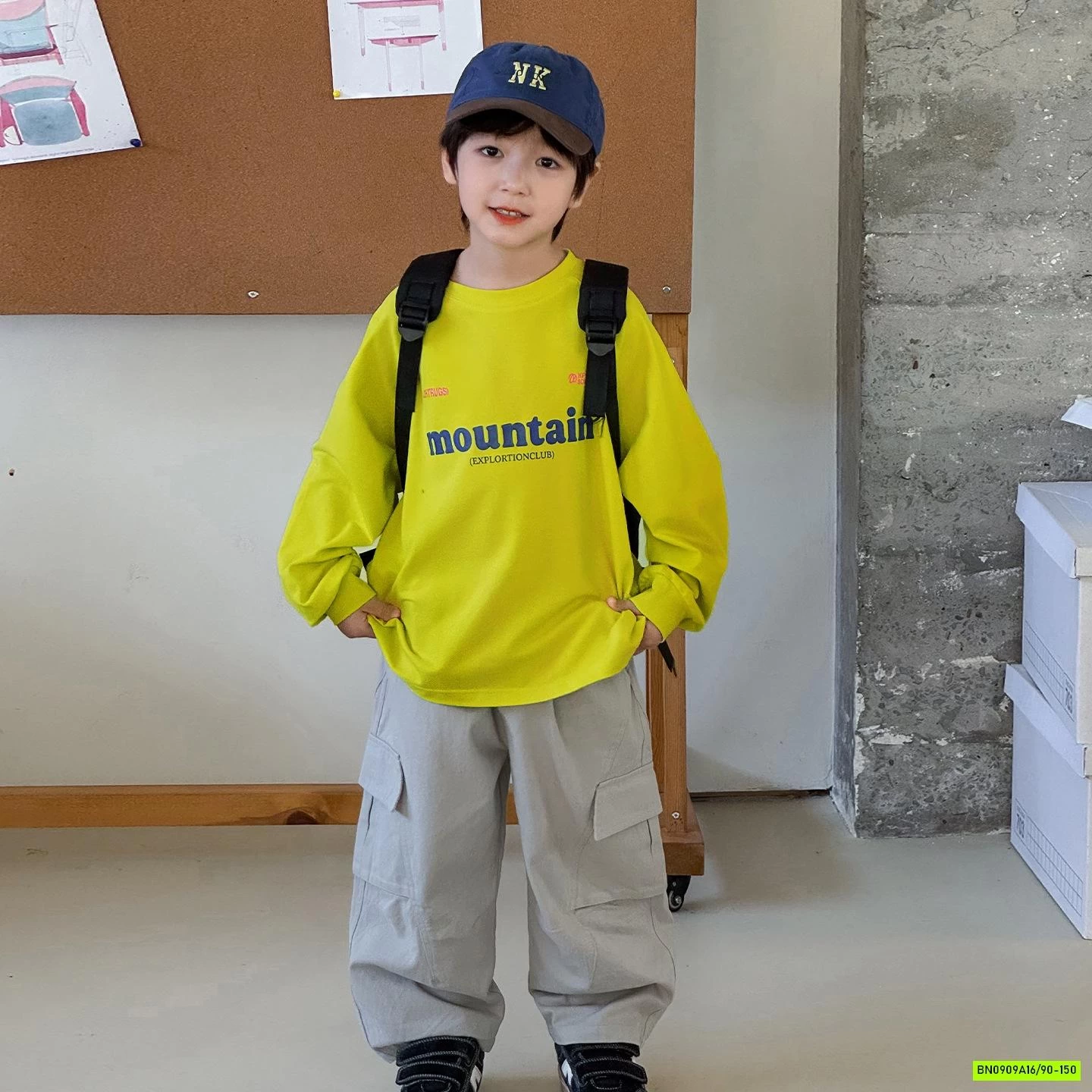 ÁO THUN TRƠN IN CHỮ AOAOKIDS