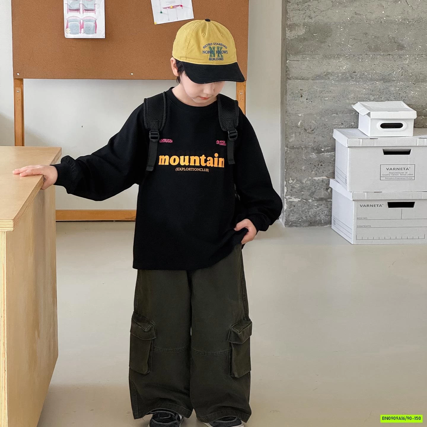 ÁO THUN TRƠN IN CHỮ AOAOKIDS