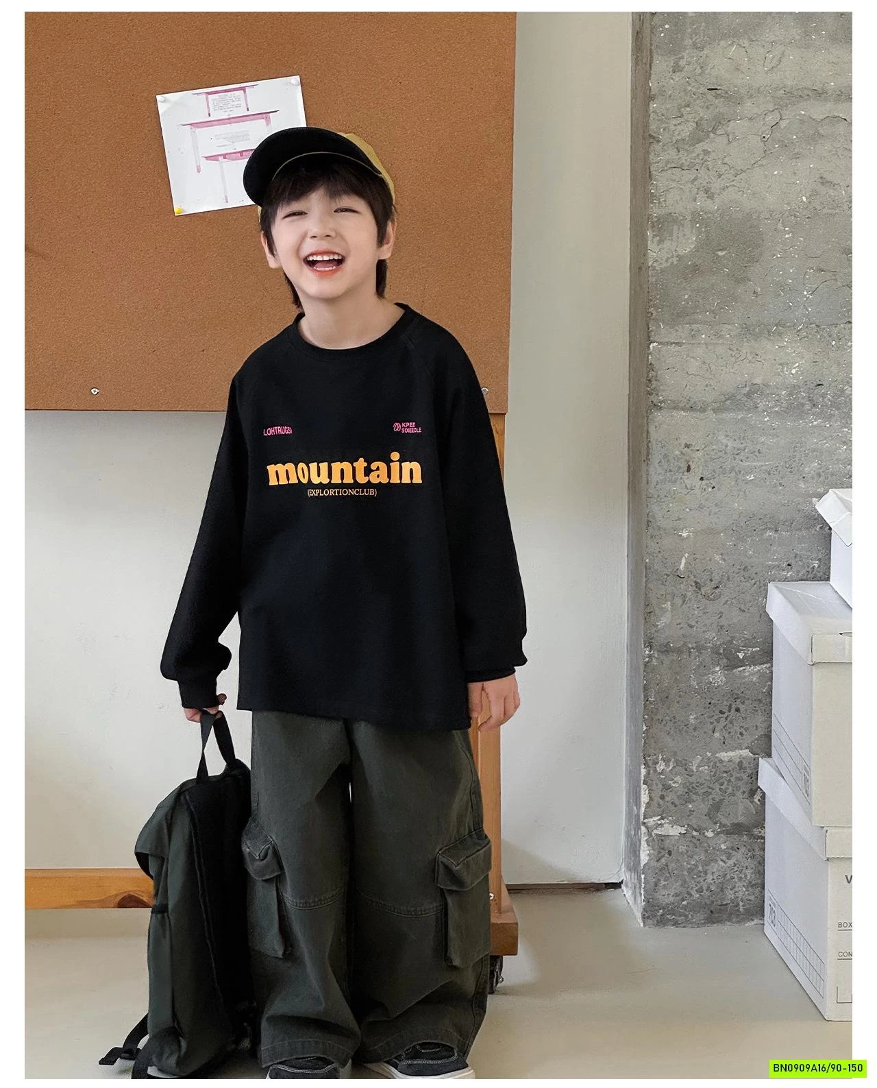 ÁO THUN TRƠN IN CHỮ AOAOKIDS