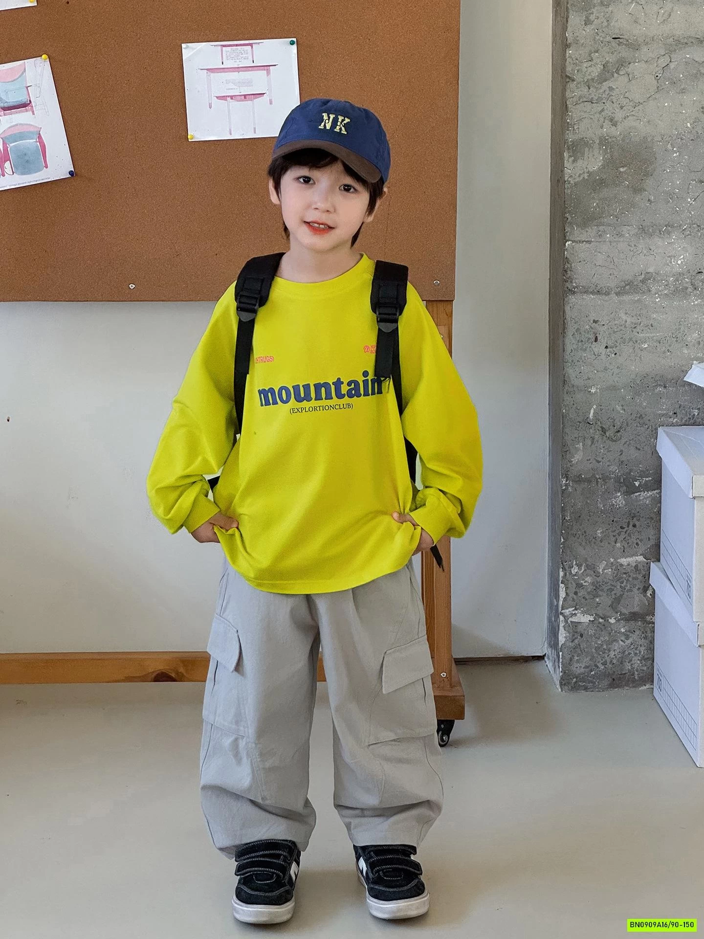 ÁO THUN TRƠN IN CHỮ AOAOKIDS