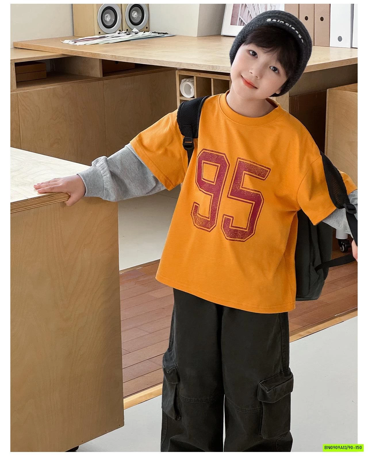 ÁO THUN SỐ 95 GIẢ 2 LỚP AOAOKIDS