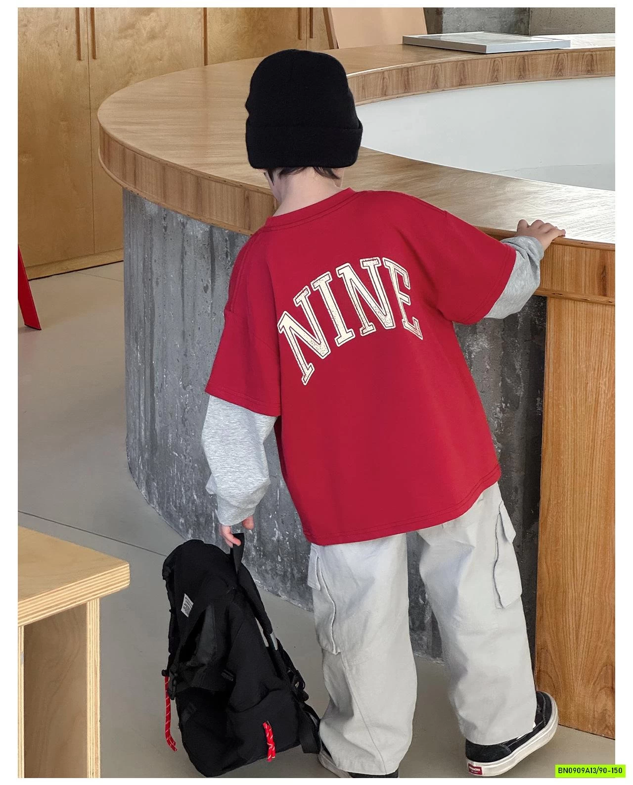 ÁO THUN SỐ 95 GIẢ 2 LỚP AOAOKIDS