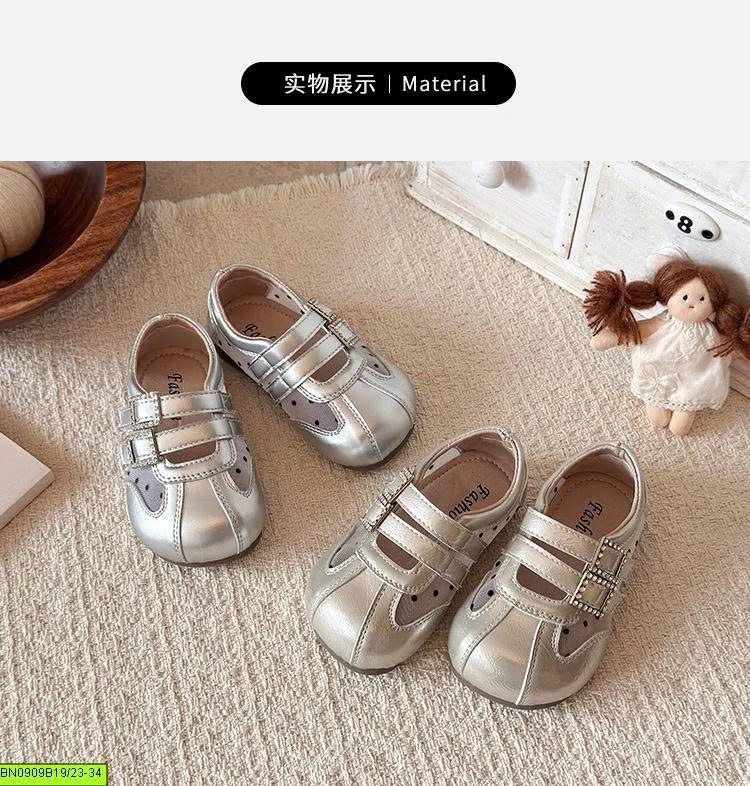 GIÀY BÚP BÊ QUAI DÁN DA BÓNG