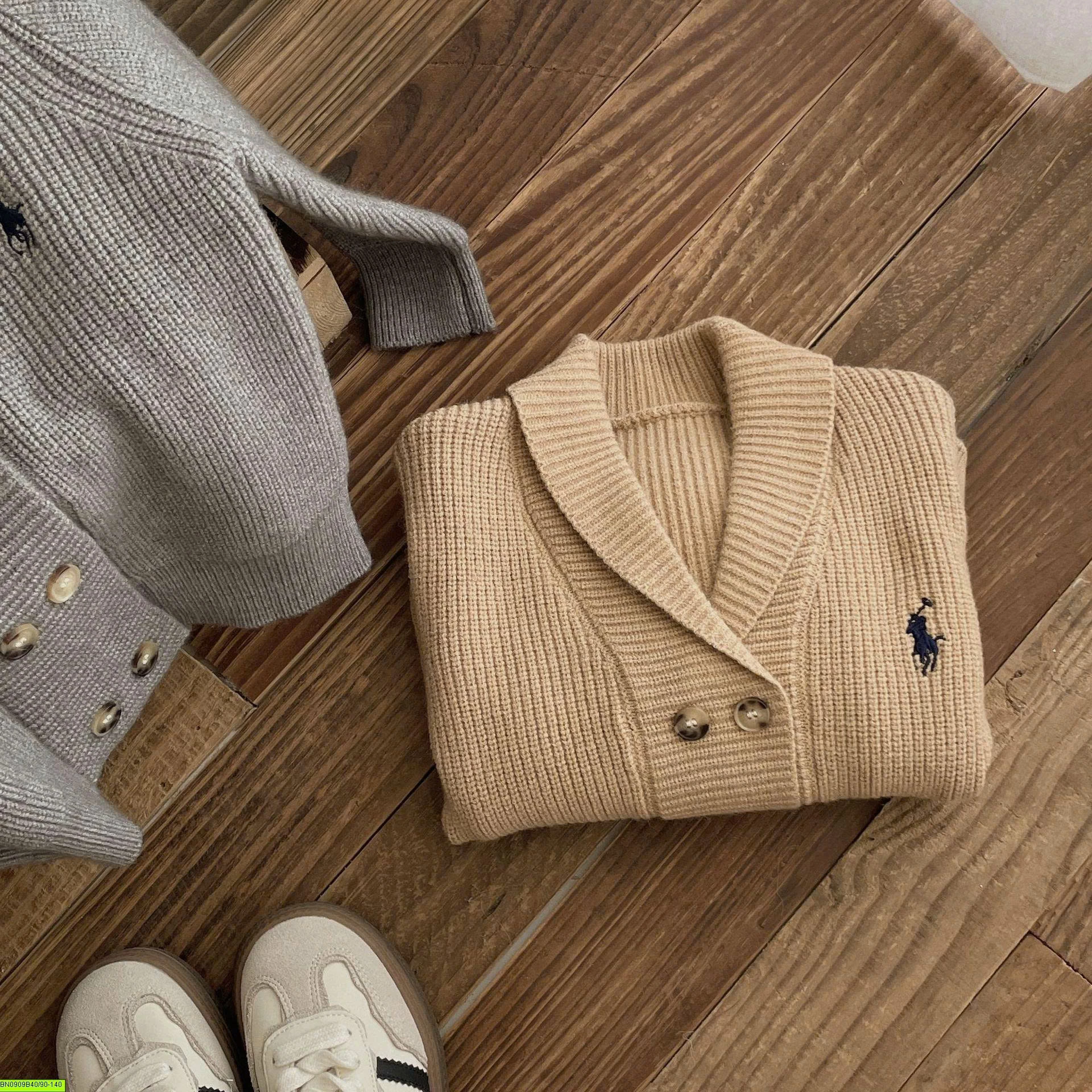 CARDIGAN LEN CỔ V