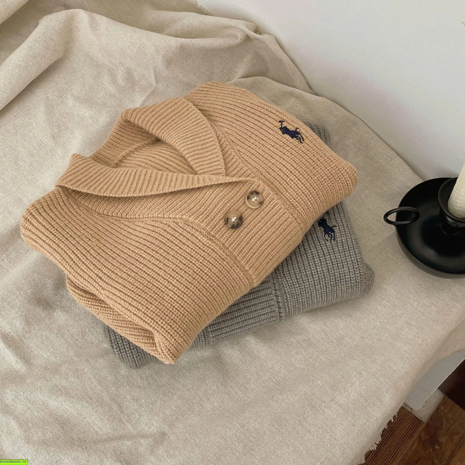 CARDIGAN LEN CỔ V