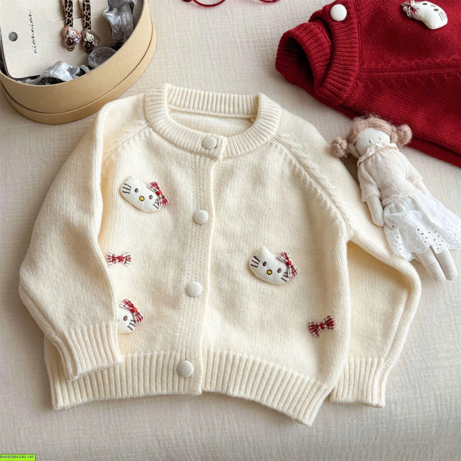 ÁO CARDIGAN MÈO KITTY