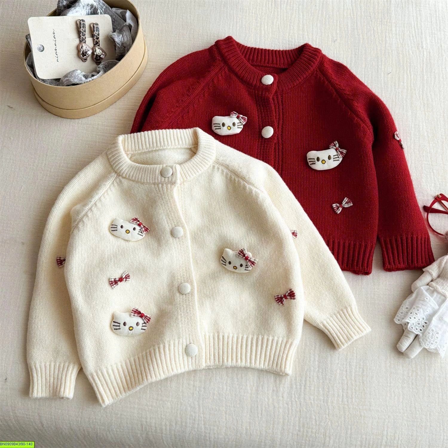 ÁO CARDIGAN MÈO KITTY