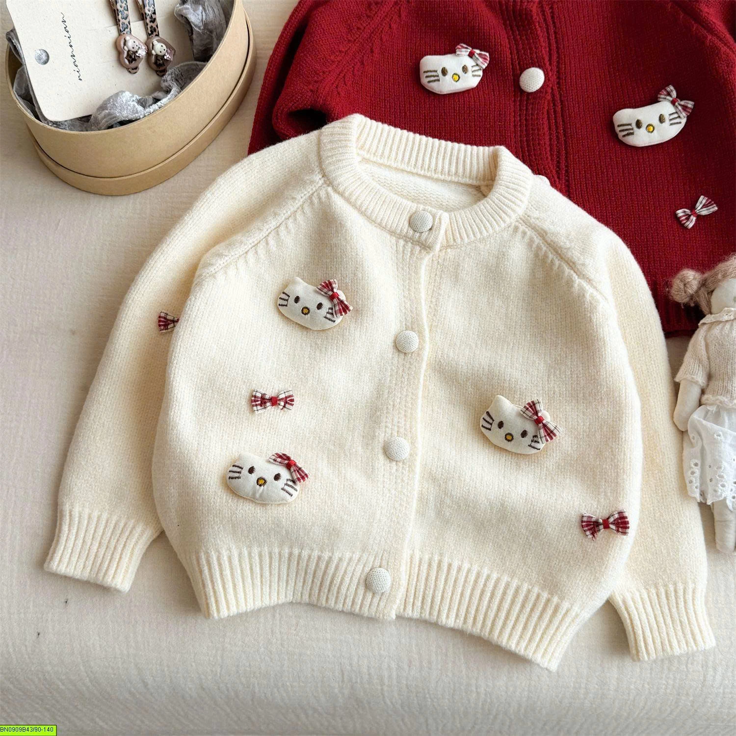 ÁO CARDIGAN MÈO KITTY