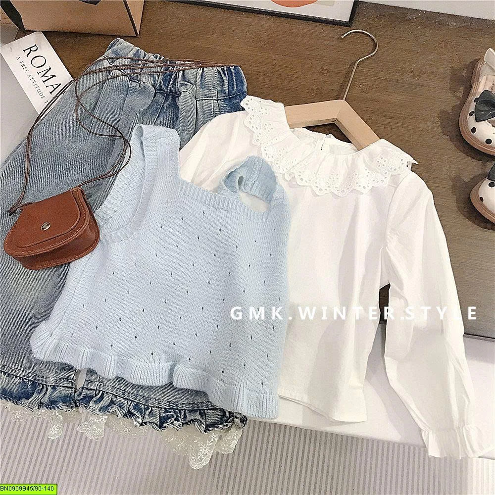 SET GILE LEN + SƠ MI CHO BÉ GÁI