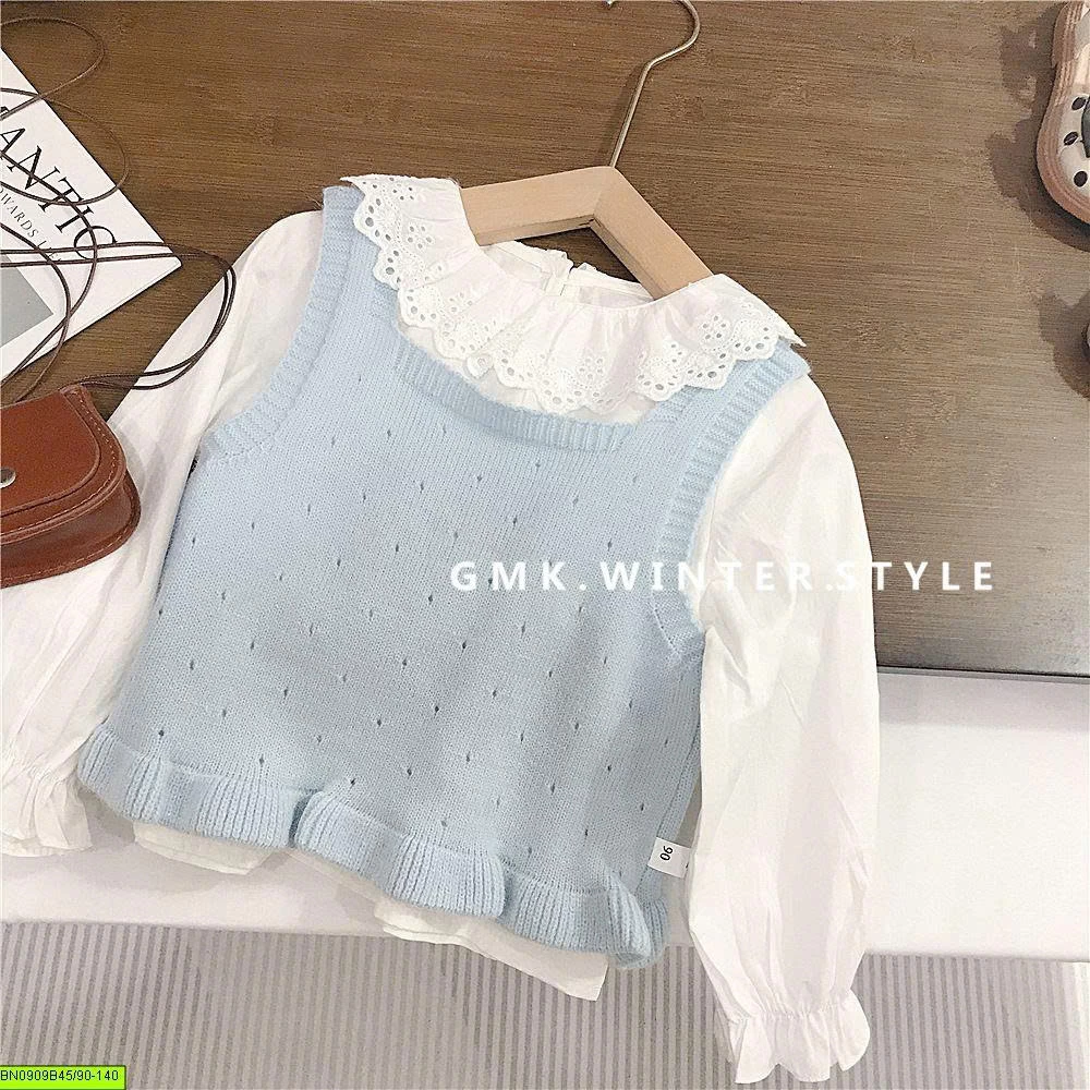 SET GILE LEN + SƠ MI CHO BÉ GÁI