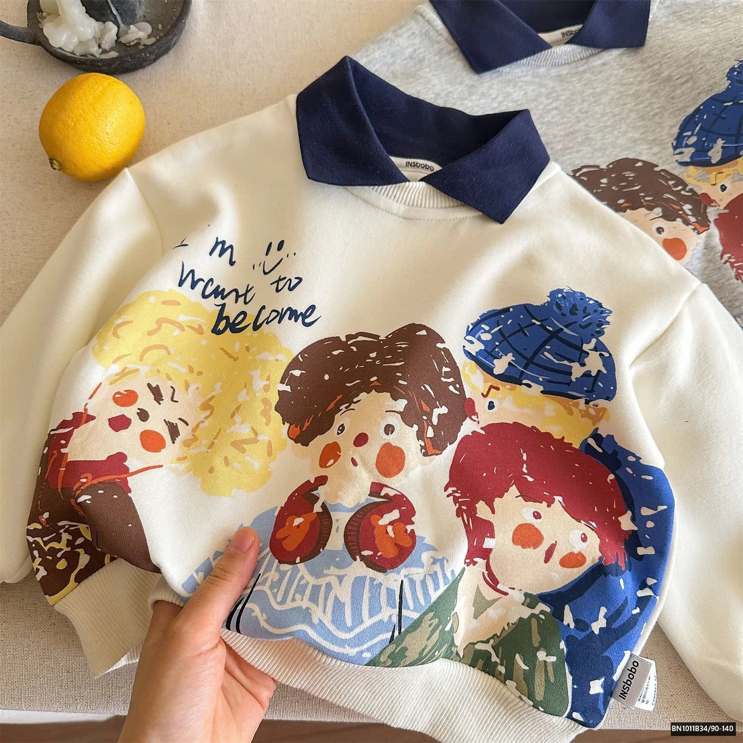 ÁO NỈ NHÂN VẬT HOẠT HÌNH DỄ THƯƠNG