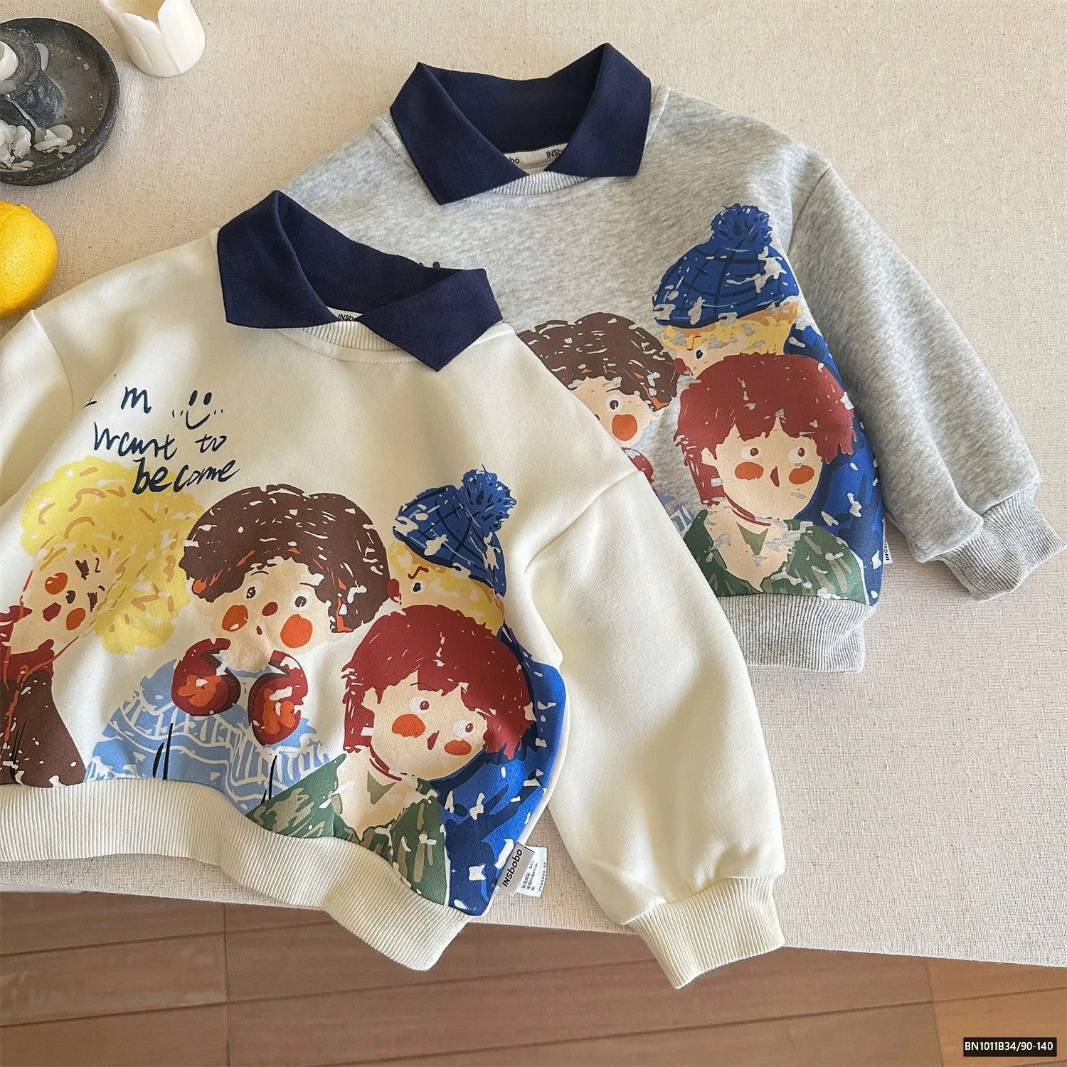 ÁO NỈ NHÂN VẬT HOẠT HÌNH DỄ THƯƠNG