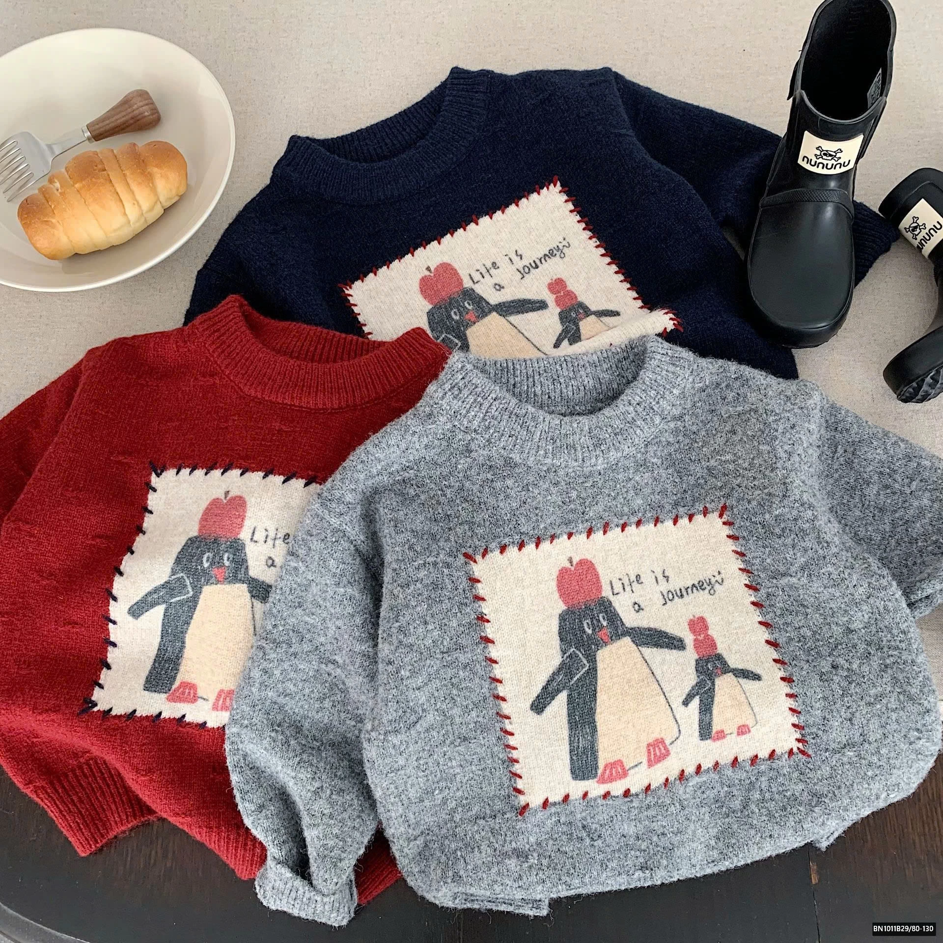 ÁO LEN CHIM CÁNH CỤT