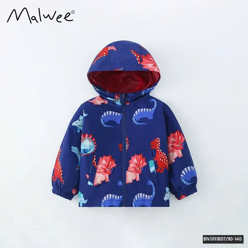 ÁO KHOÁC GIÓ KHỦNG LONG XANH THAN MALWEE