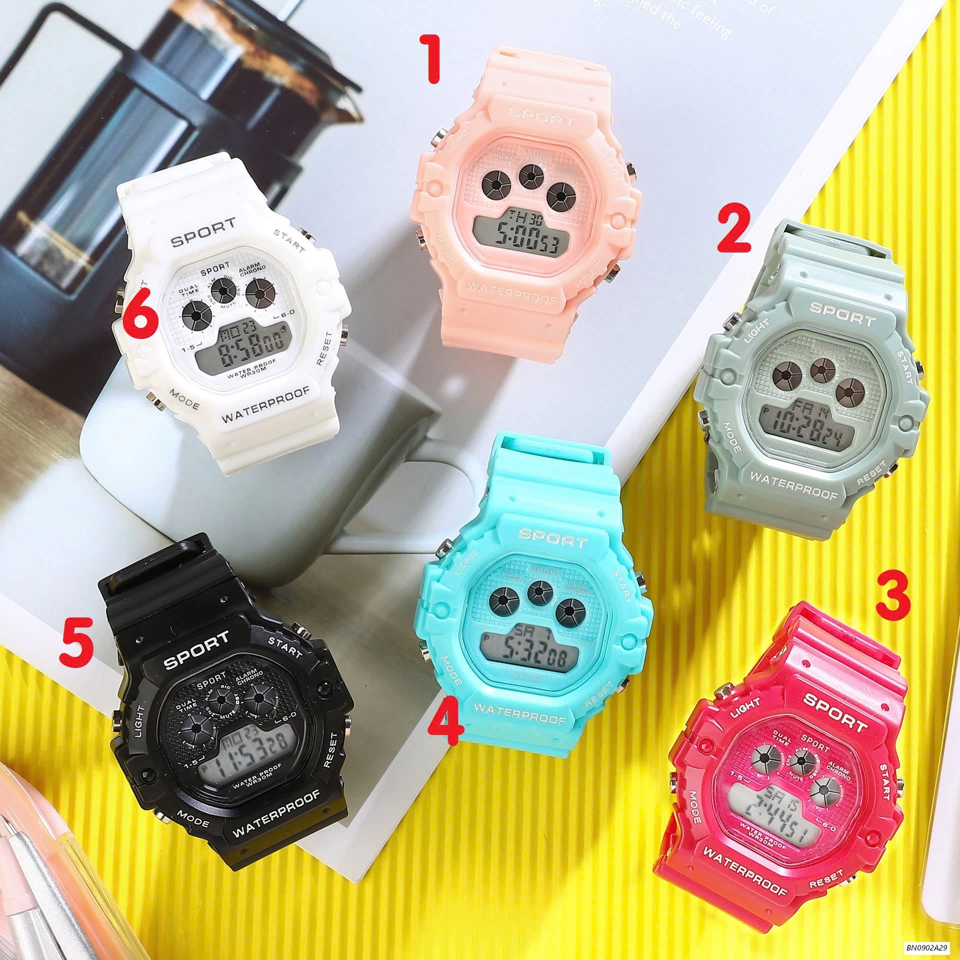 ĐỒNG HỒ ĐIỆN TỬ SPORT CHỐNG NƯỚC