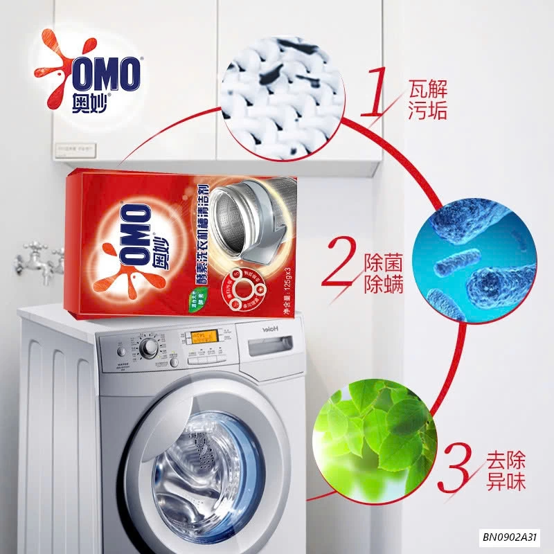 SÉT 3 HỘP VIÊN TẨY LỒNG GIẶT OMO