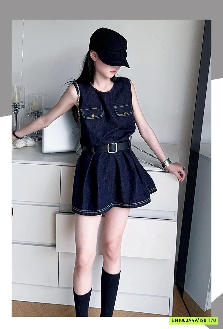 ĐẦM DENIM SÁT NÁCH SZ ĐẠI