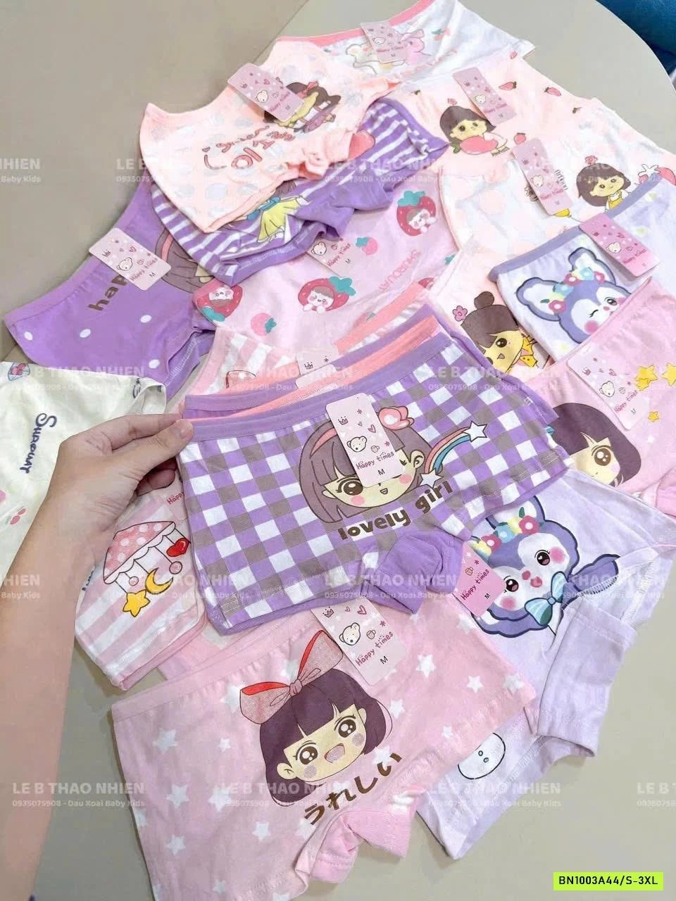 SET 4 CHIP ĐÙI BÉ GÁI BẢNG MÀU MỚI