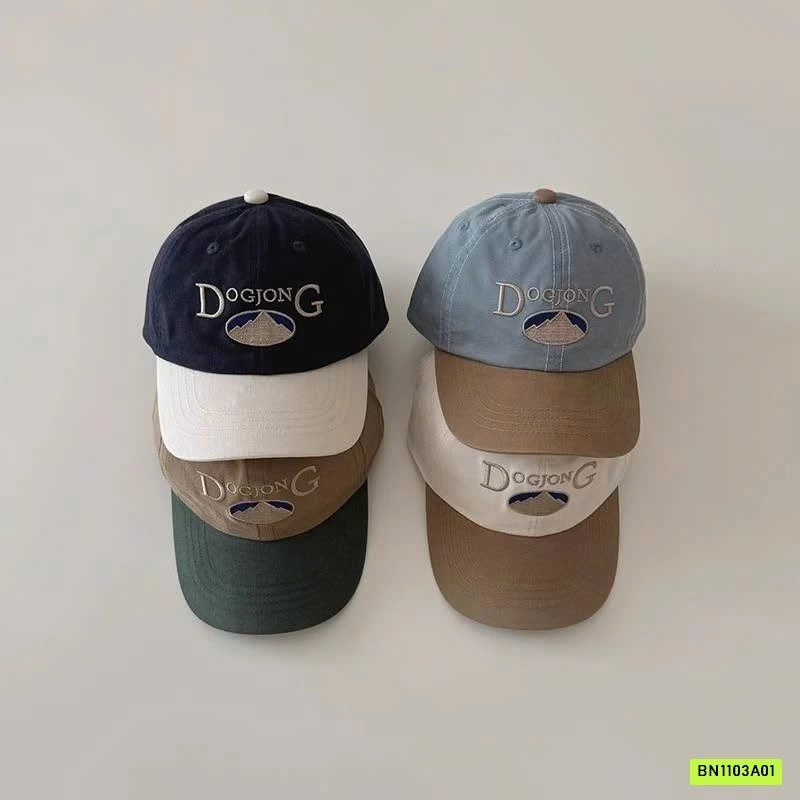 MŨ LƯỠI TRAI TRẺ EM PHỐI MÀU