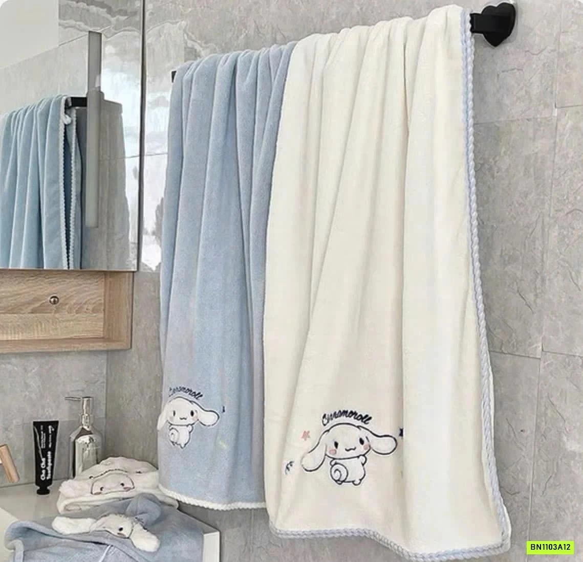 SET 2 KHĂN TẮM CINAMOROLL