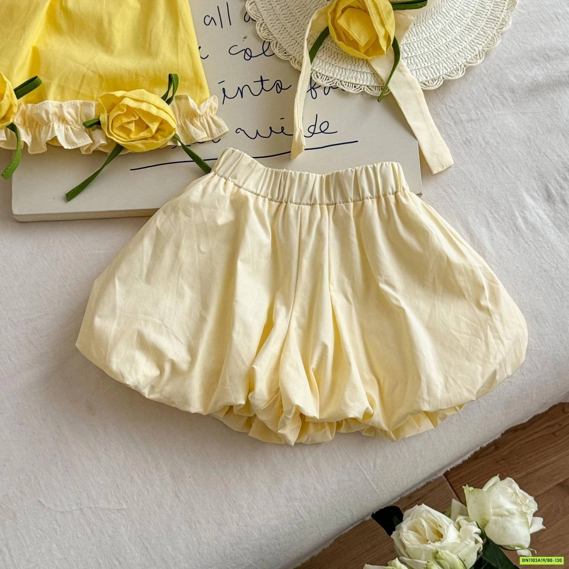 SÉT VÁY BÍ VÀNG CỔ YẾM NINGLI