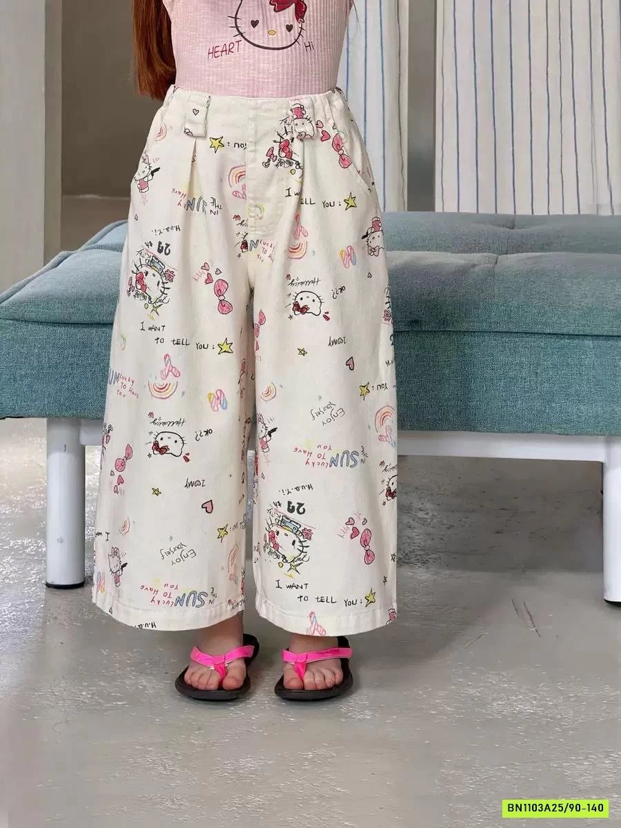 SÉT ÁO KITTY MIX QUẦN SUÔNG