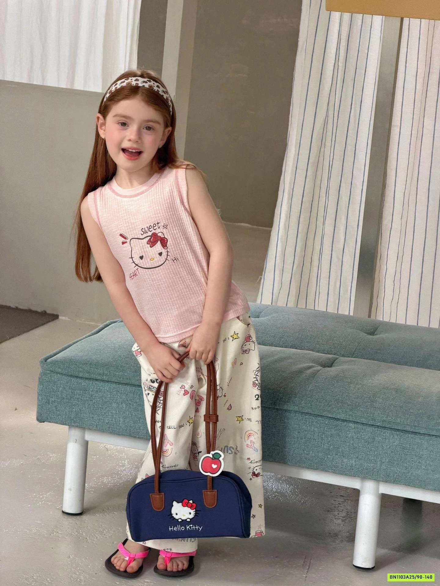 SÉT ÁO KITTY MIX QUẦN SUÔNG