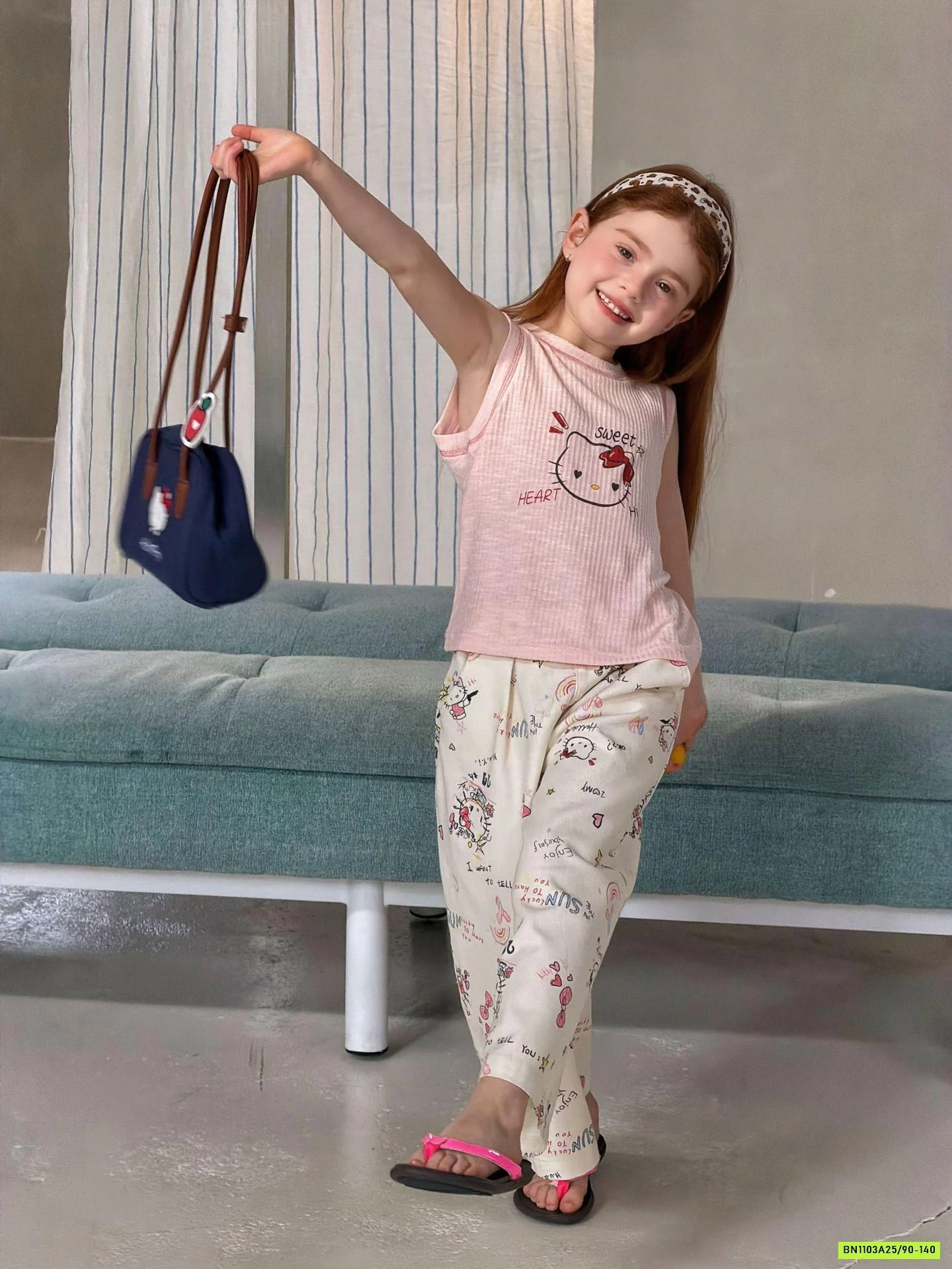 SÉT ÁO KITTY MIX QUẦN SUÔNG