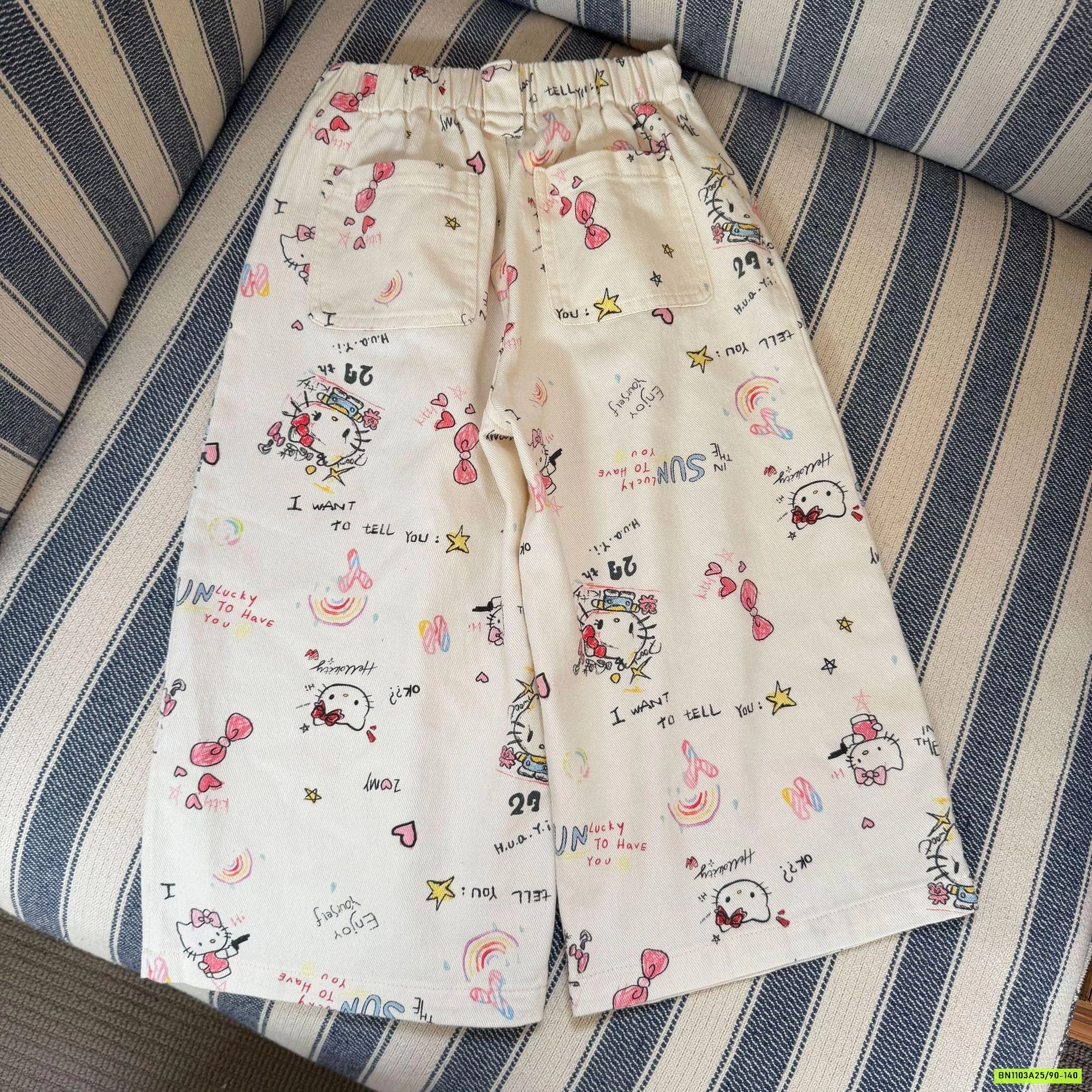 SÉT ÁO KITTY MIX QUẦN SUÔNG