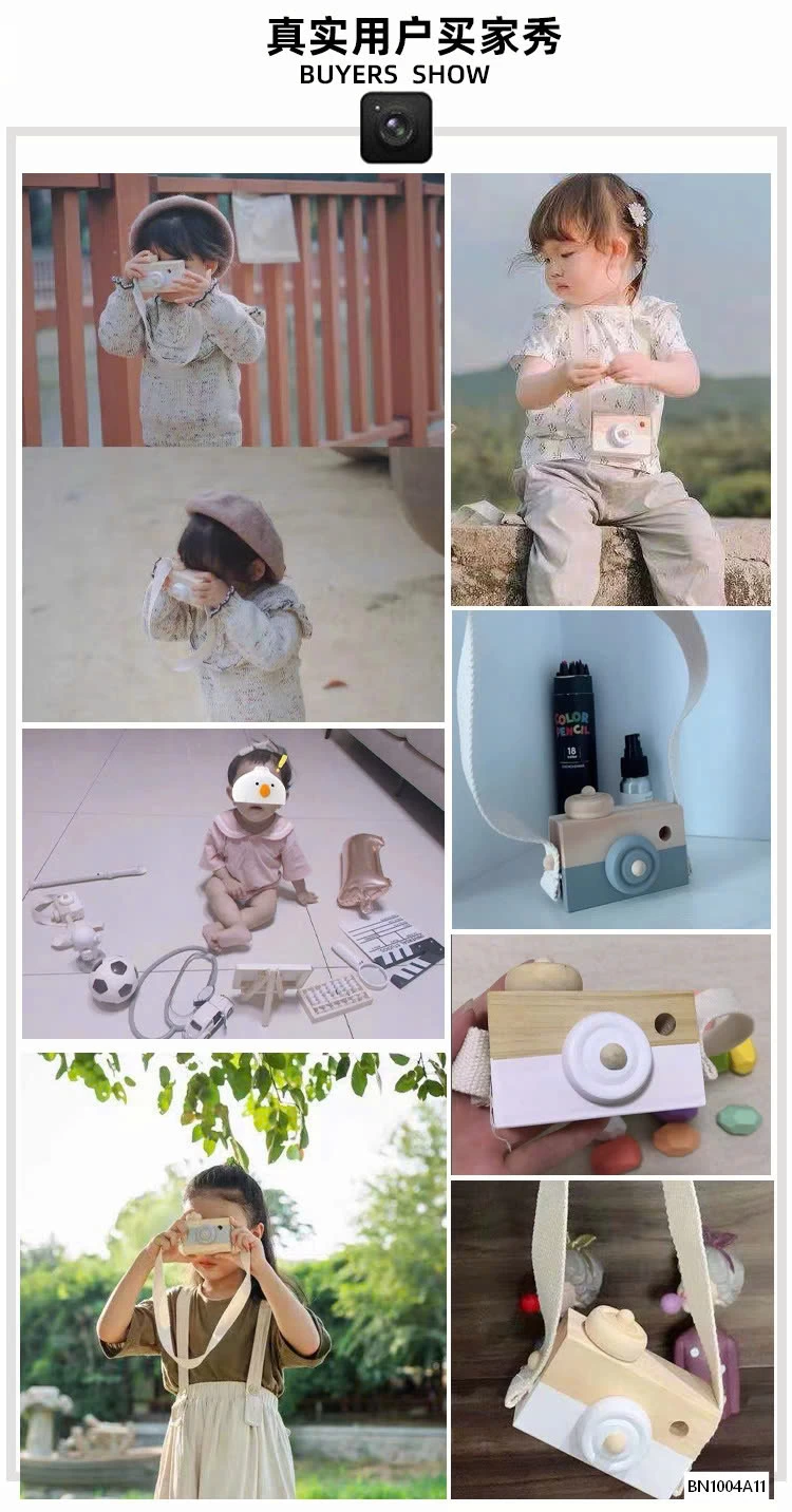 MÁY ẢNH GỖ PHỤ KIỆN XINH