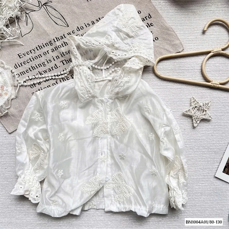 KHOÁC NẮNG TIỂU THƯ THÊU NƠ