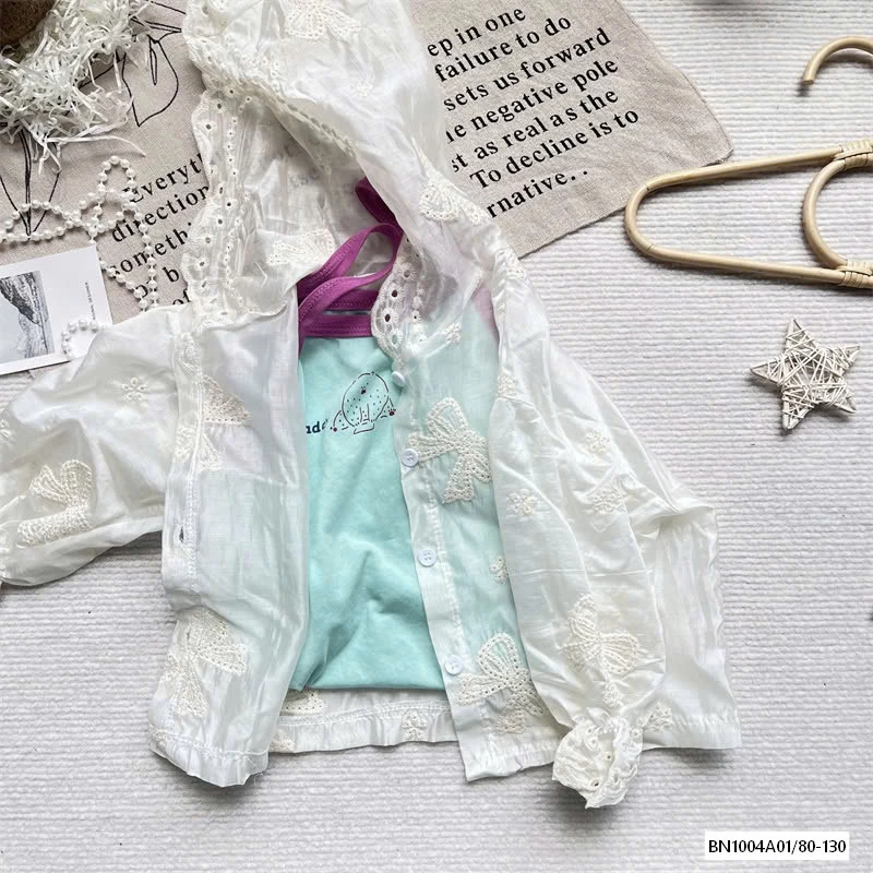 KHOÁC NẮNG TIỂU THƯ THÊU NƠ