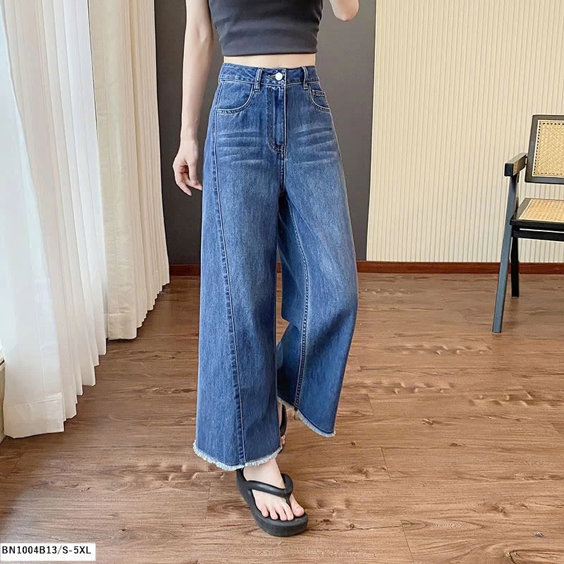 QUẦN JEAN DÁNG LỠ TUA GẤU