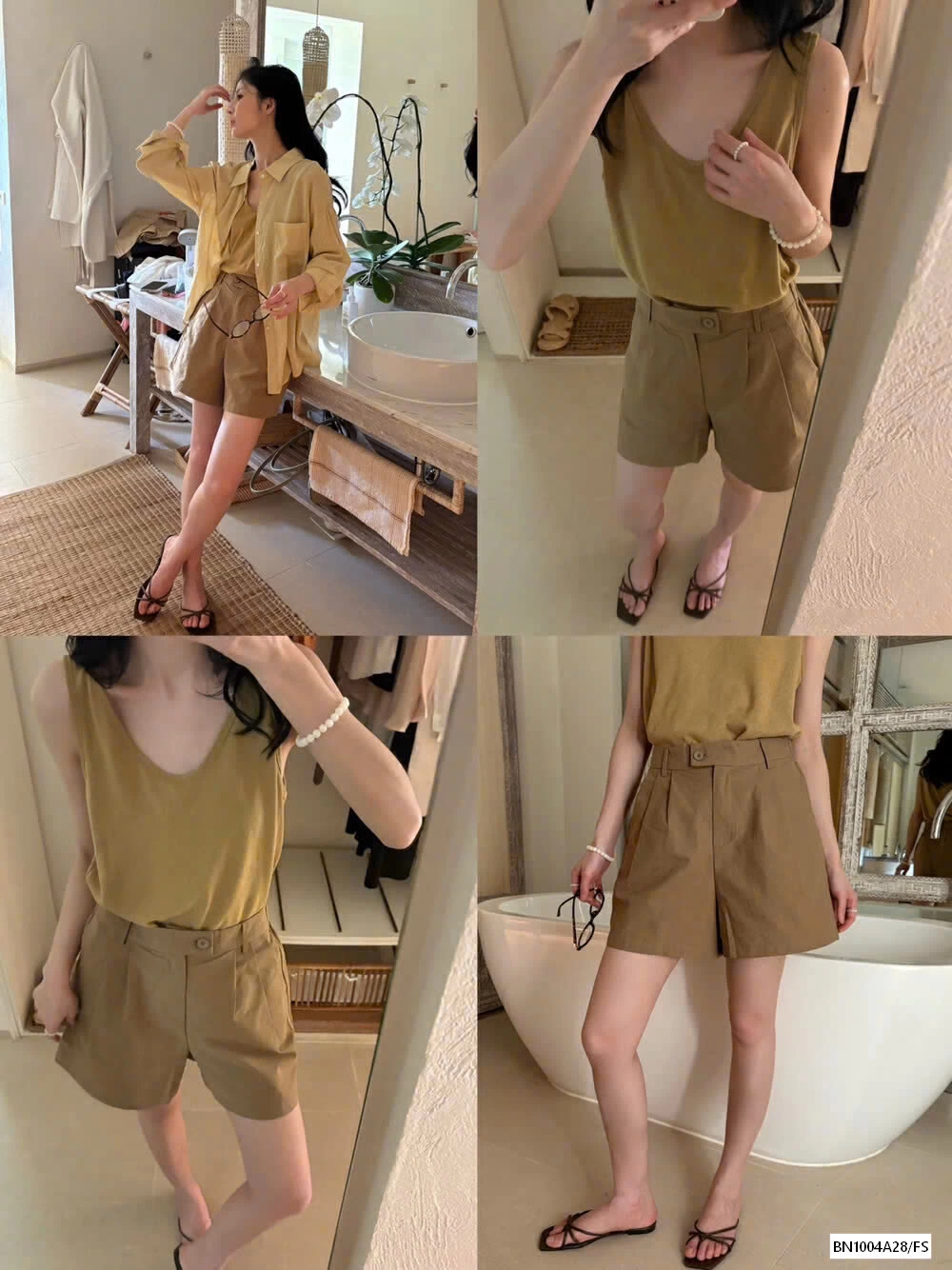 SHORT THÔ CẠP CÚC XUẤT HÀN