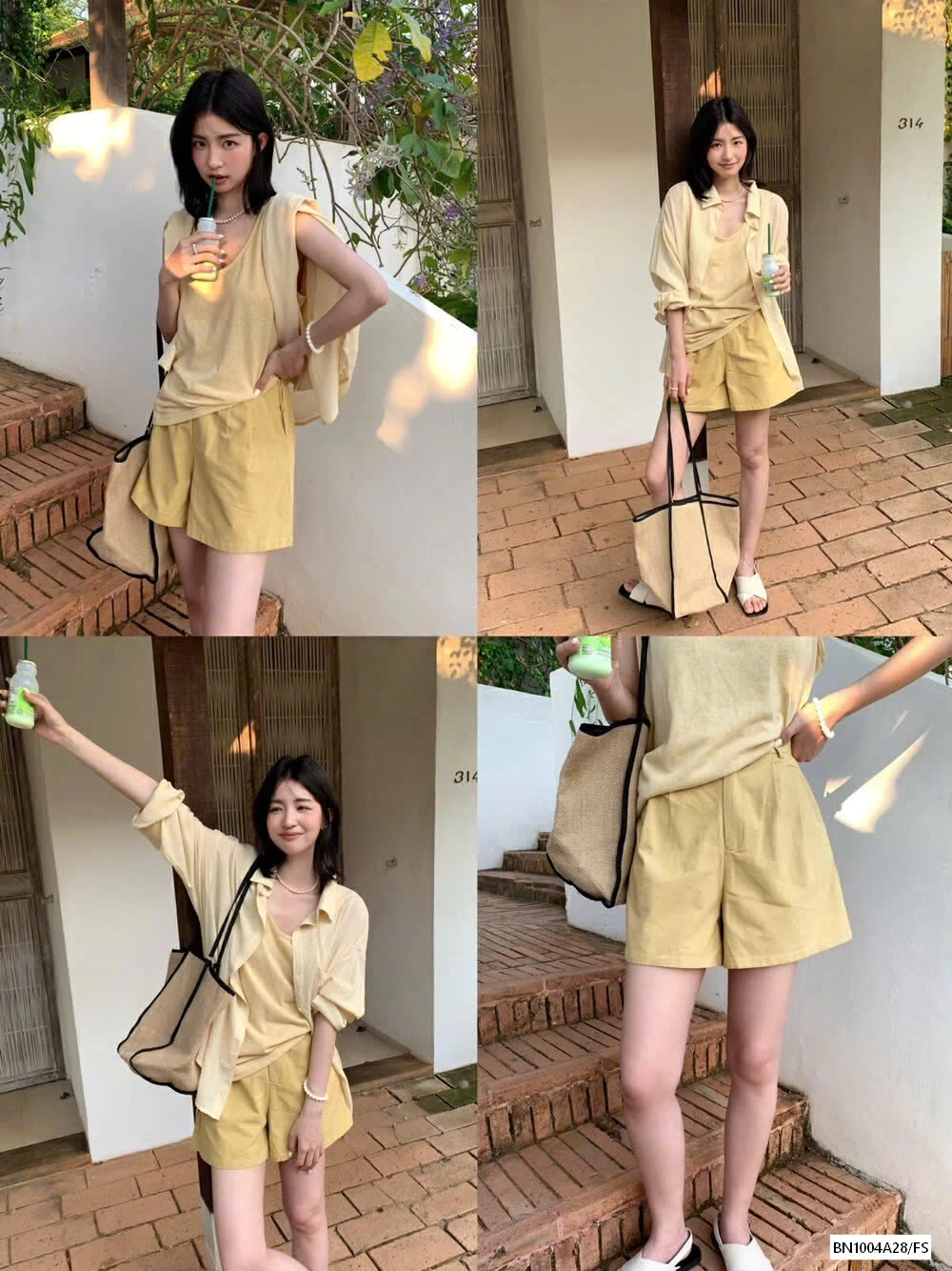 SHORT THÔ CẠP CÚC XUẤT HÀN