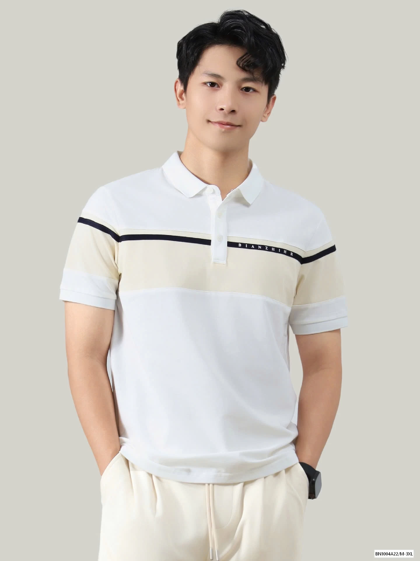 POLO NAM PHỐI KẺ NGANG NGỰC