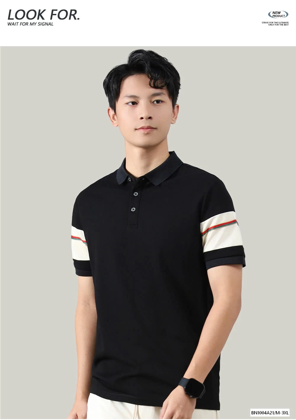 POLO NAM PHỐI KẺ TAY