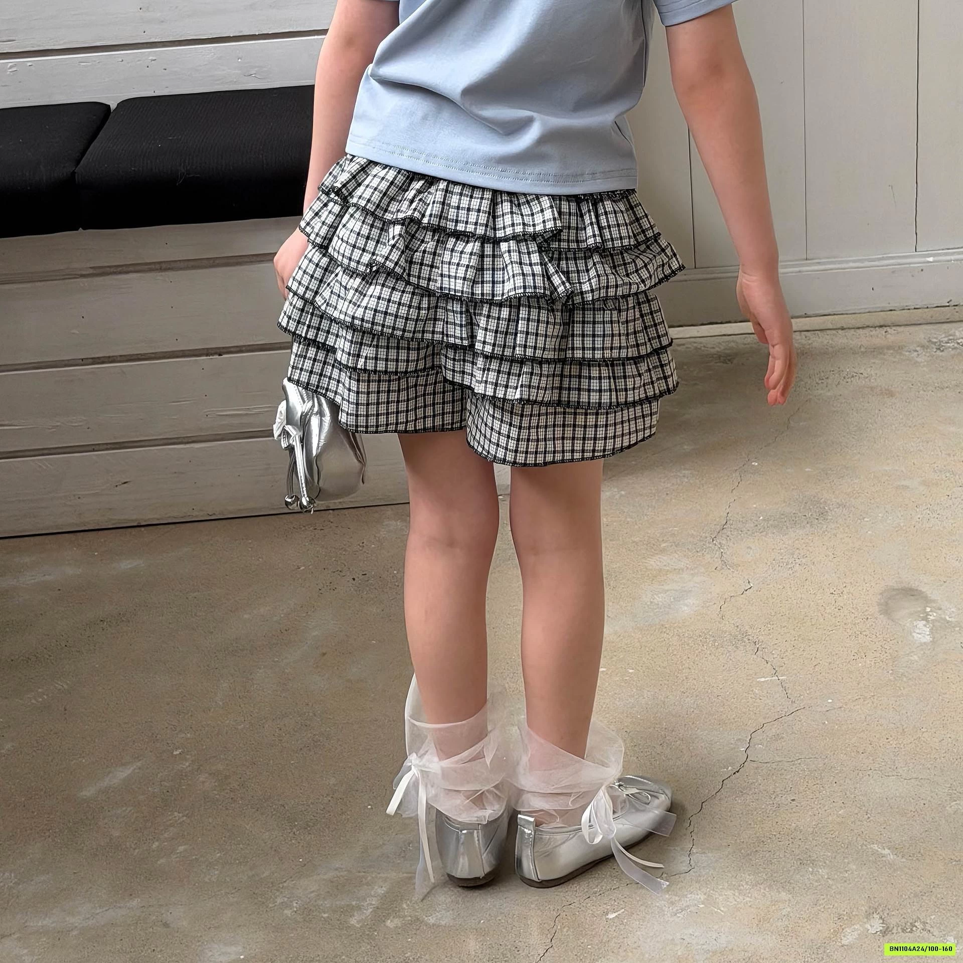 QUẦN GIẢ VÁY XẾP TẦNG CARO