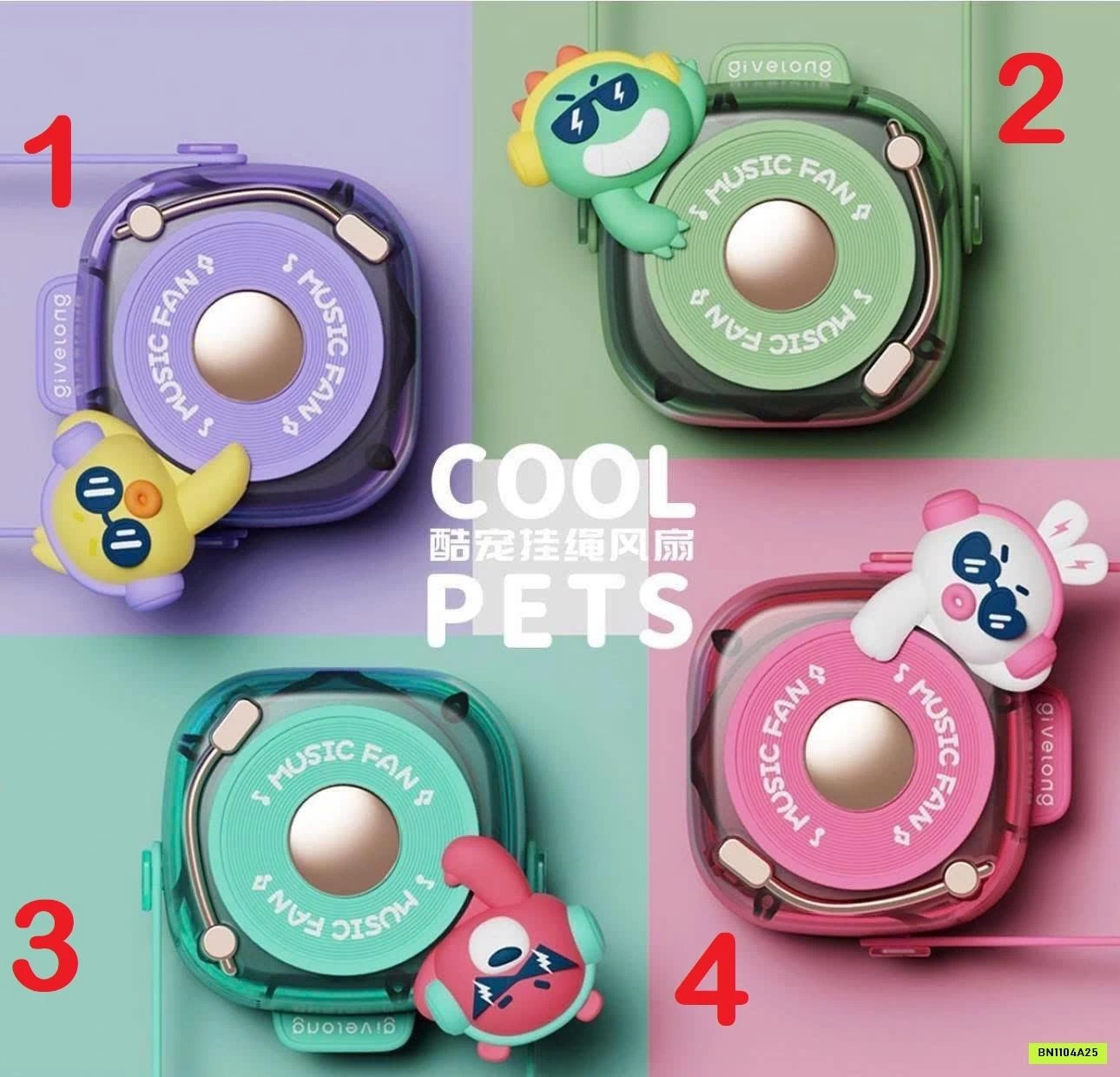 QUẠT ĐEO CỔ THÚ CƯNG