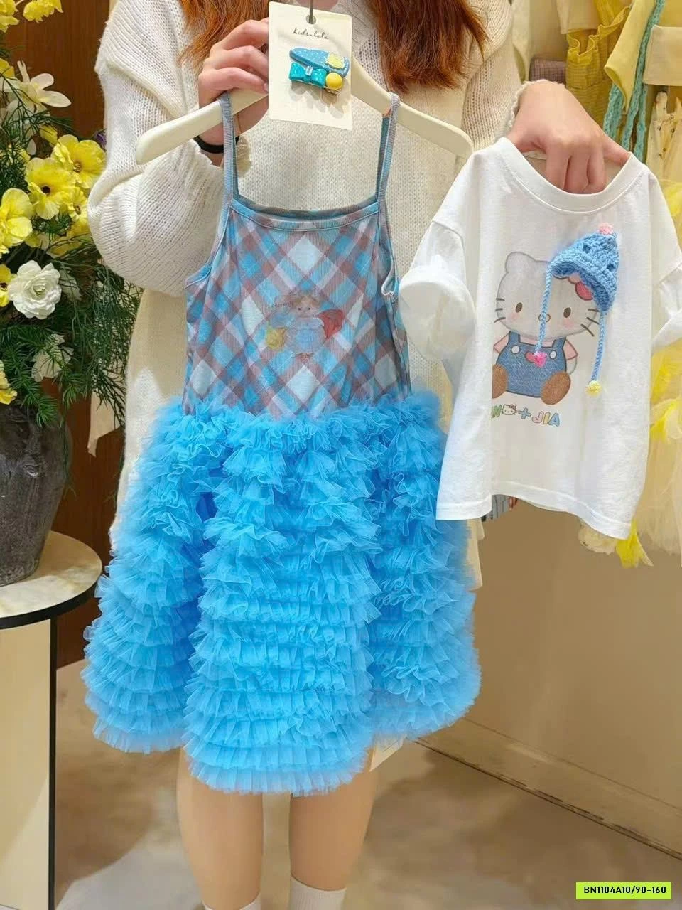 ÁO KITTY MIX VÁY TUTU COBAN