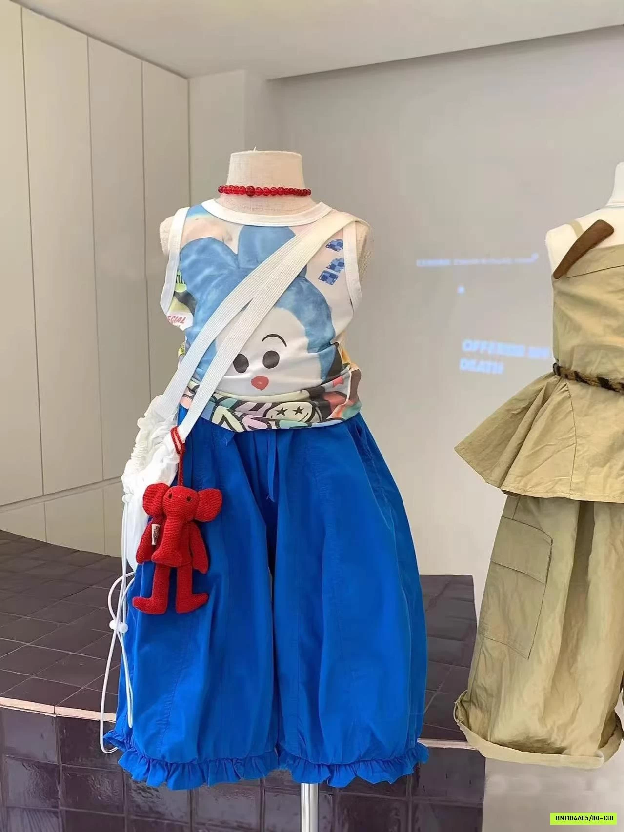 ÁO SÁT NÁCH MIX QUẦN BÍ XANH COBAN