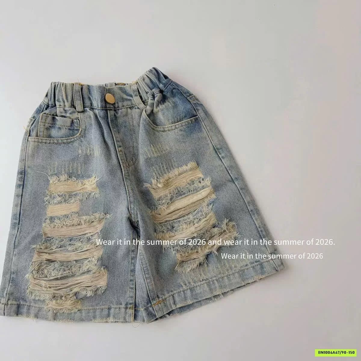 JEANS LỬNG RÁCH T&QKIDS
