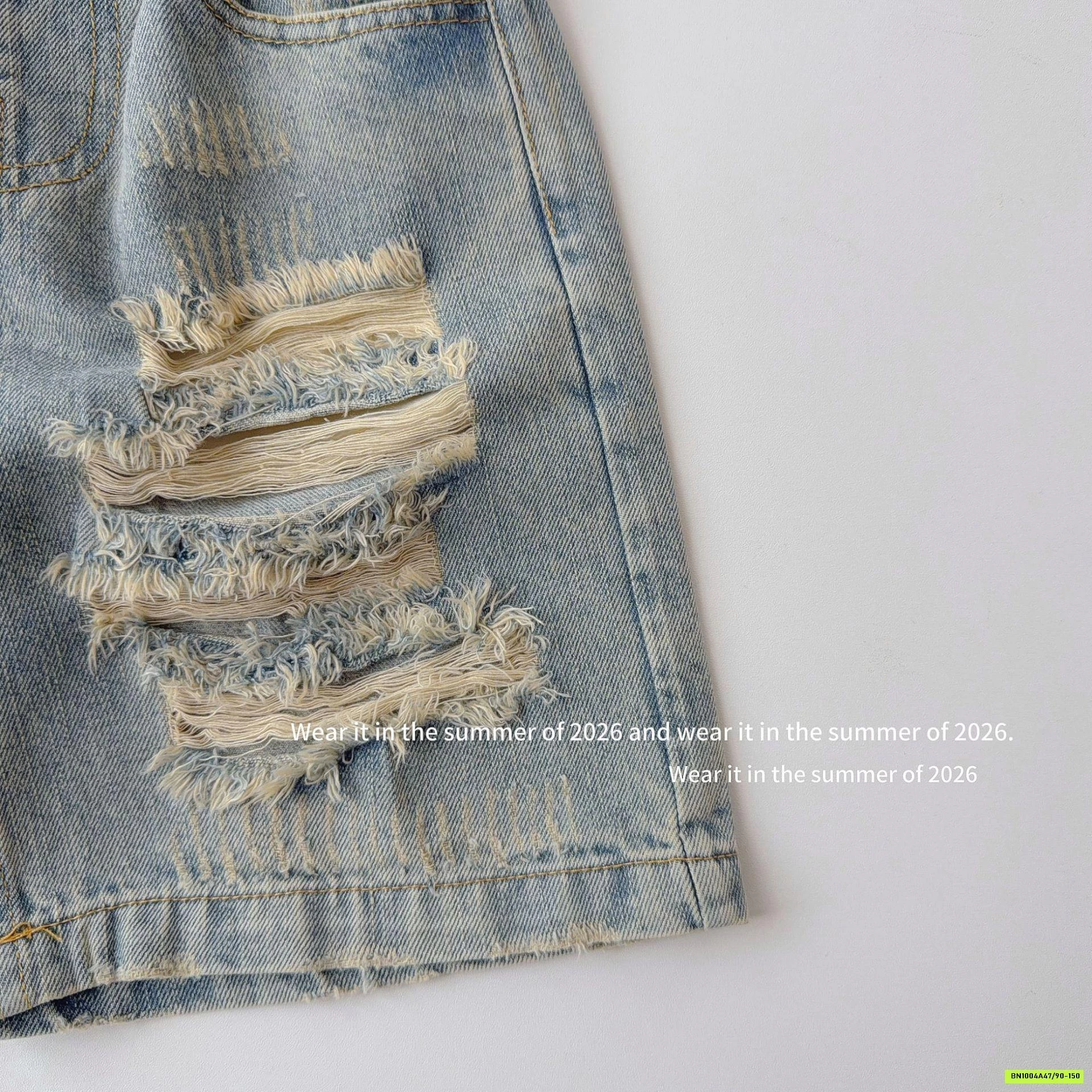 JEANS LỬNG RÁCH T&QKIDS
