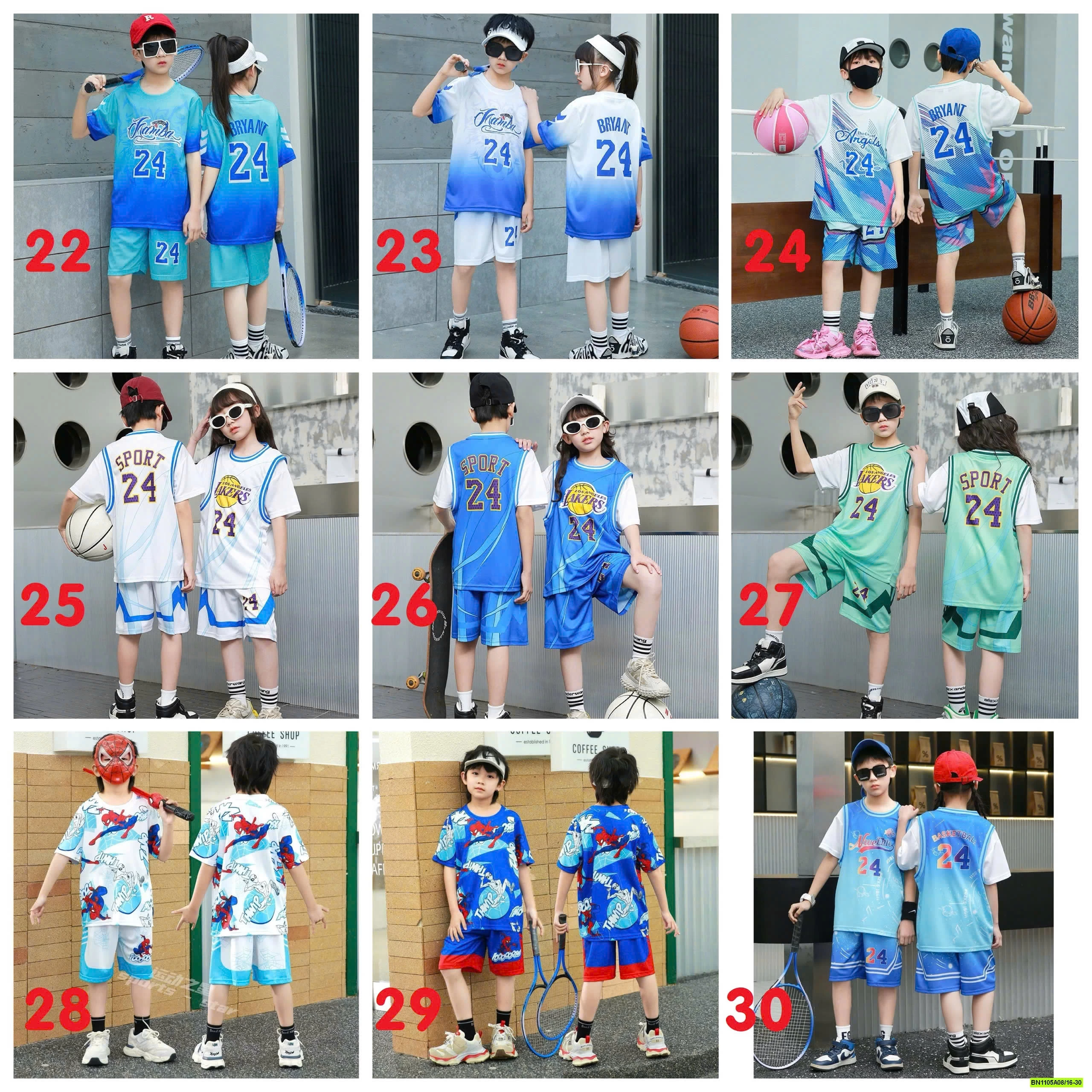 BST BỘ THỂ THAO CHO BÉ