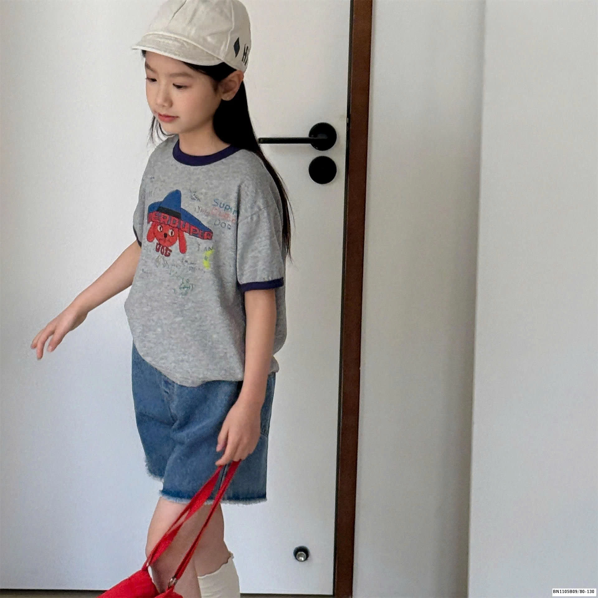 ÁO THUN XƯỚC CHÓ ĐỘI MŨ  ADBABY