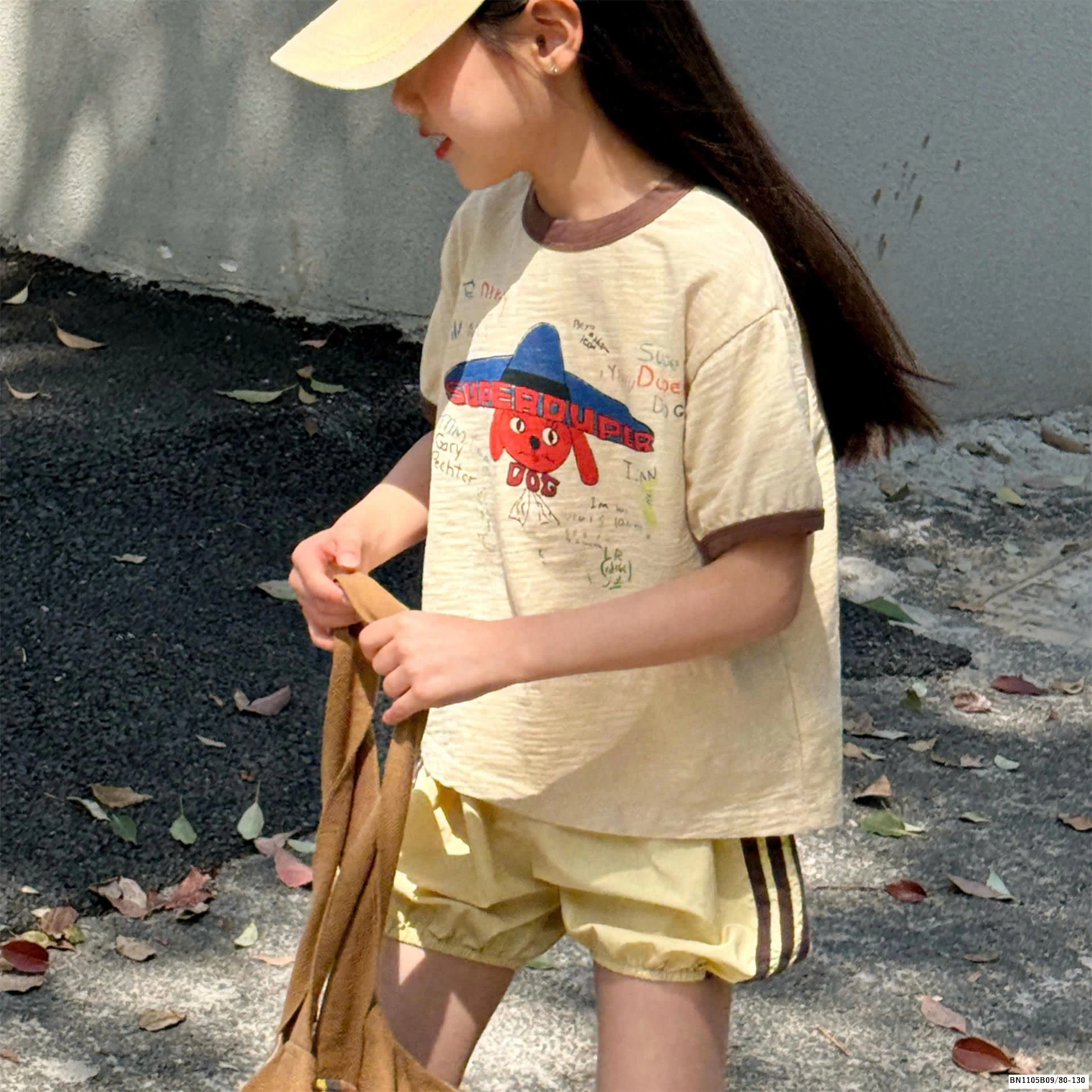 ÁO THUN XƯỚC CHÓ ĐỘI MŨ  ADBABY