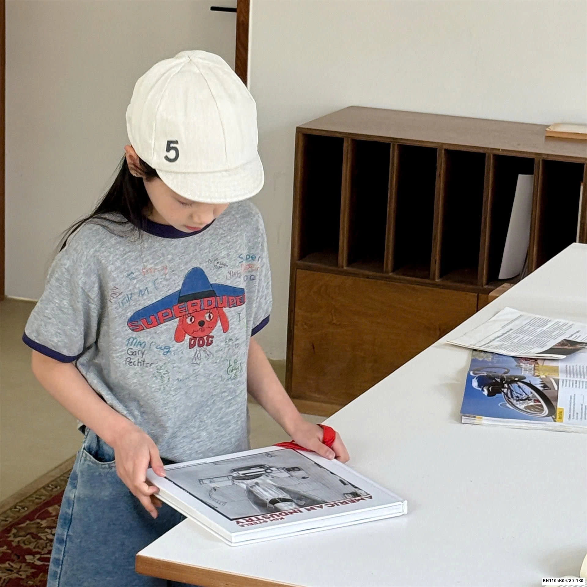 ÁO THUN XƯỚC CHÓ ĐỘI MŨ  ADBABY